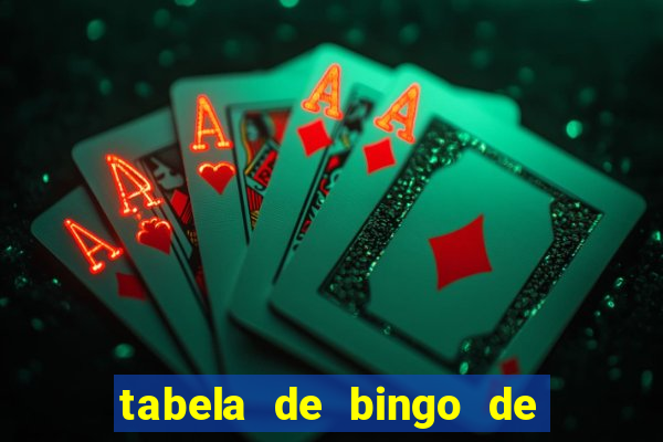 tabela de bingo de 1 a 100